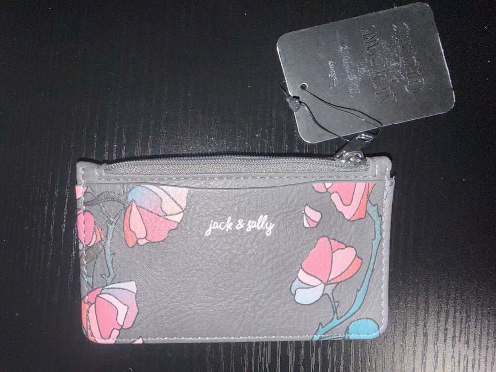 Disney The Nightmare Before Christmas Jack & Sally Floral Cardholder